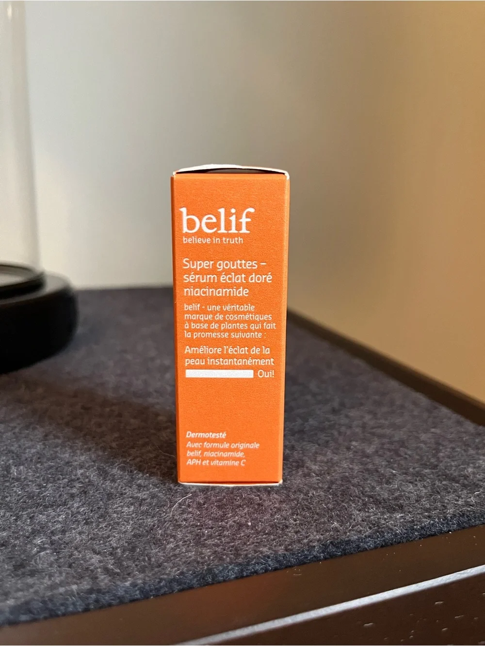 Belif Super Drops Niacinamide & Vitamin C Golden Glow Serum Mini Size 0.33 Fl Oz